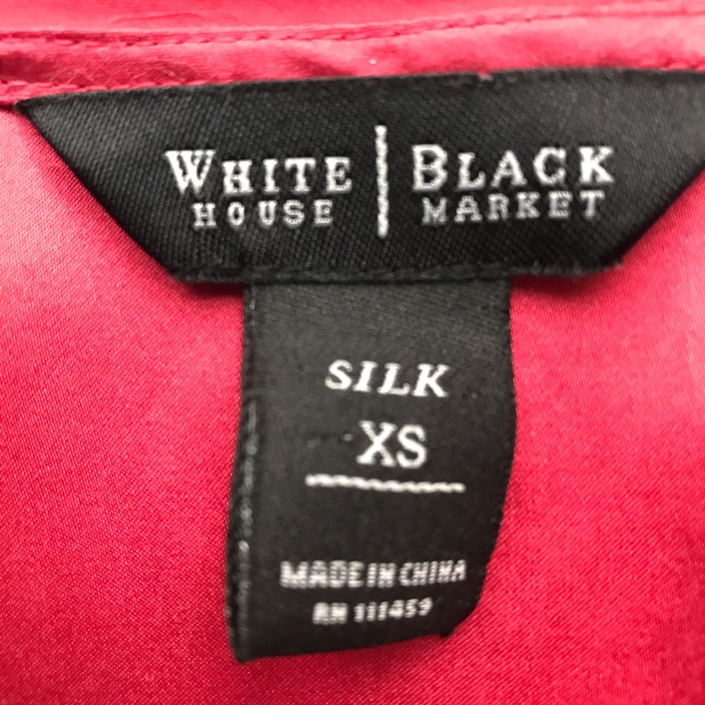 🆕WHBM Silk Raspberry Top - Picture 3 of 4